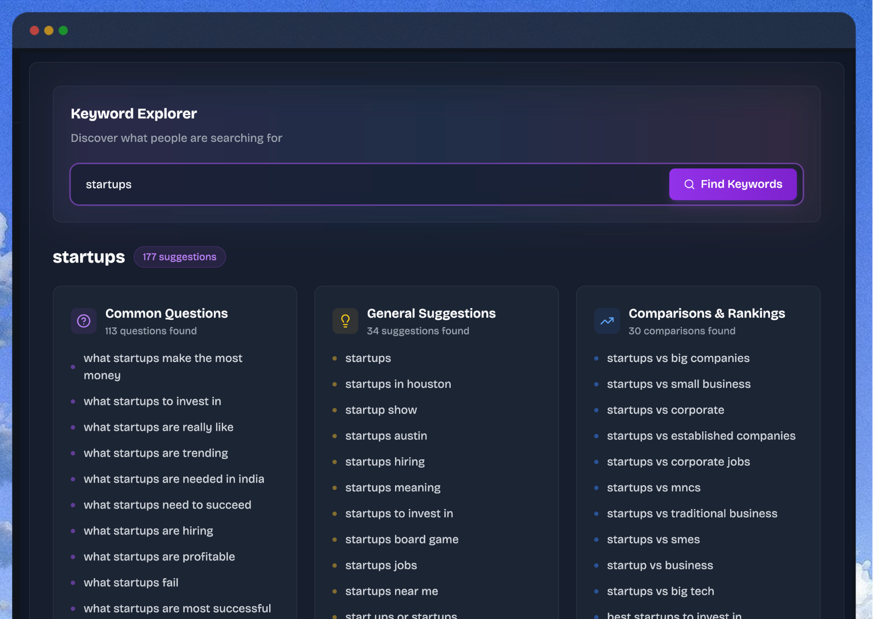 Trending Topics Tool